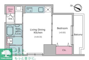 クロスレジデンス日本橋本町の物件間取画像